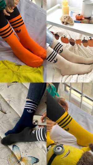 جوراب ساق بلند ادیداس Adidas نخ هندی گناوه